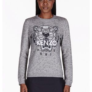 KENZO Embroidered Tiger Motif Sweatshirt
